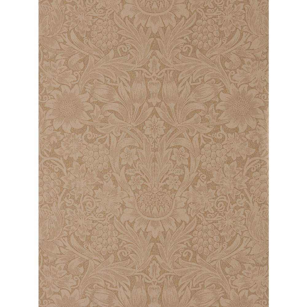 Pure Sunflower Wallpaper 216046 by Morris & Co in Copper Russet